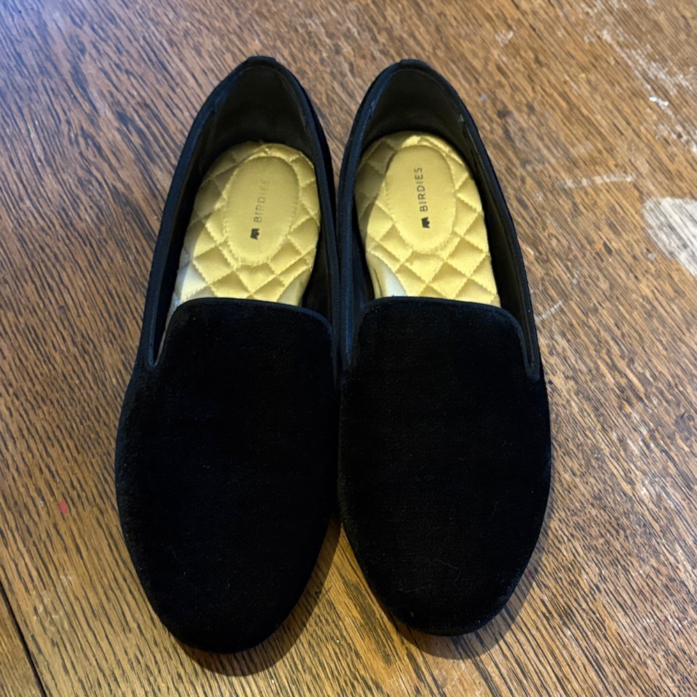 Birdies The Starling Black Velvet size 9.5